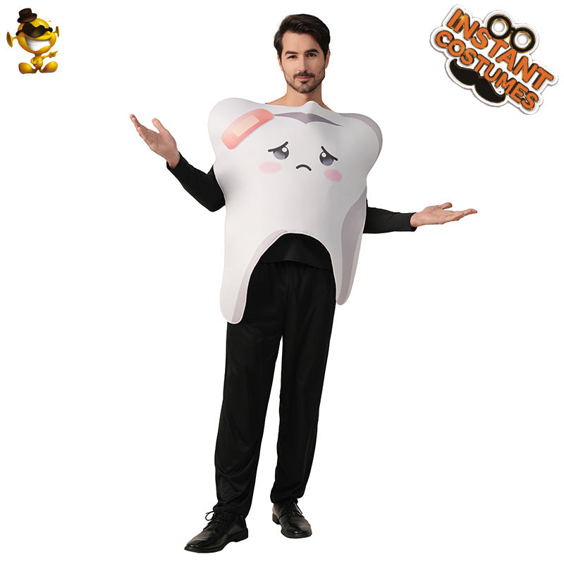 Halloween Adult Couple Teeth Costume Funny Food Role Play