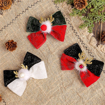 3D Christmas Deer Antler Hair Clip