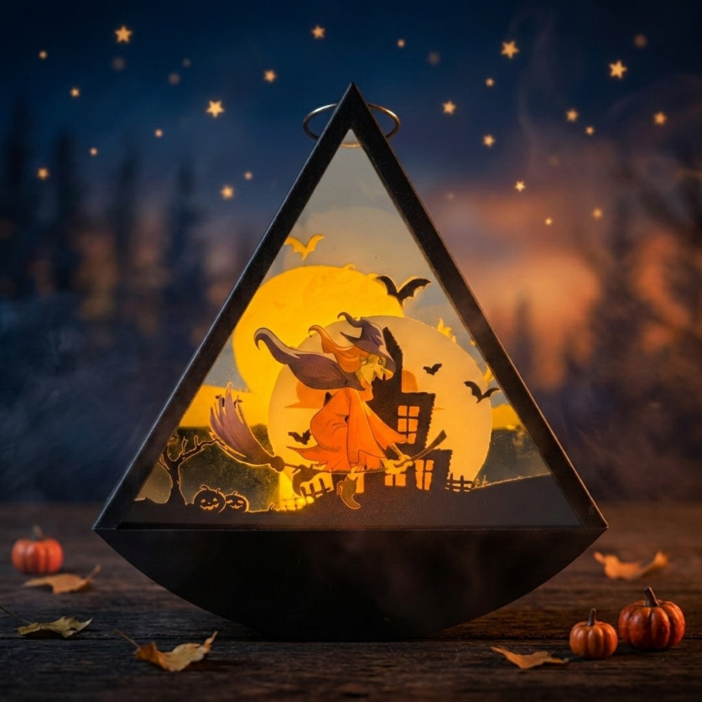Halloween Decorations Pumpkin Lantern Candle Lamp Party