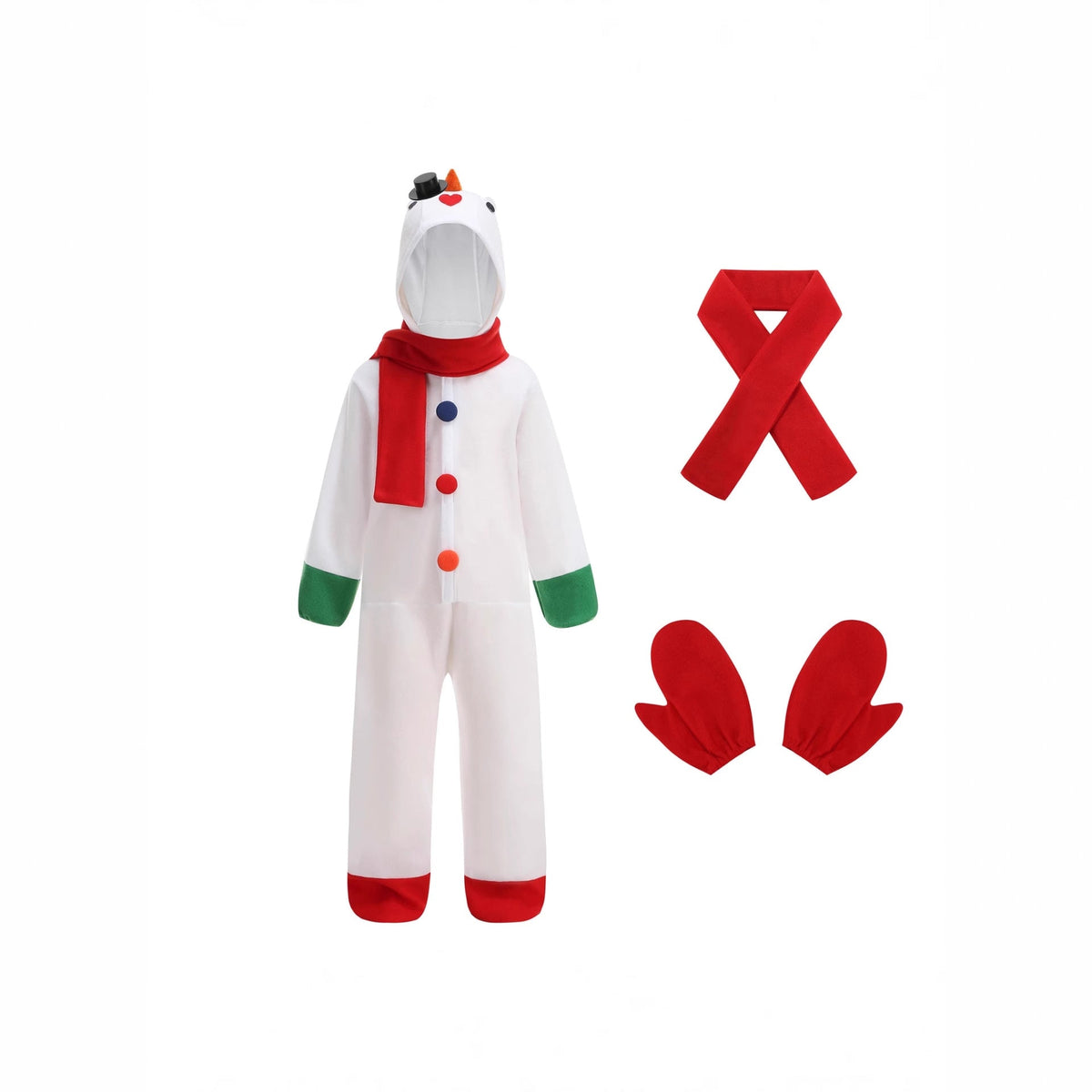 Children's Snowman Costume For Christmas Performance