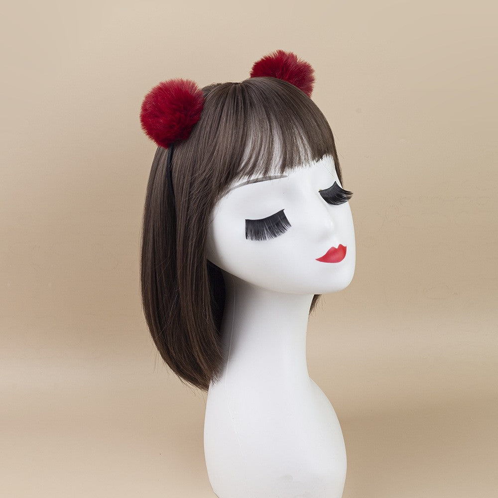 Halloween Plush Animal Headband For Kids Performance
