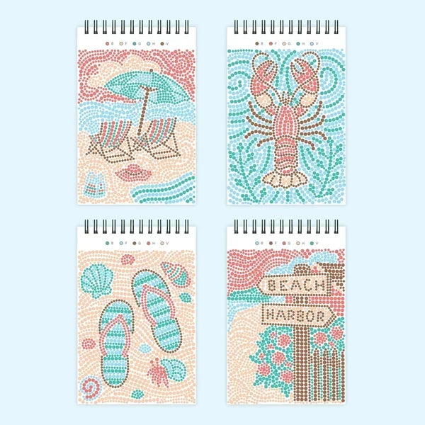 Lifelines FlowArt MINI Dot-By-Letter - Coastal Calm - Meditative Art