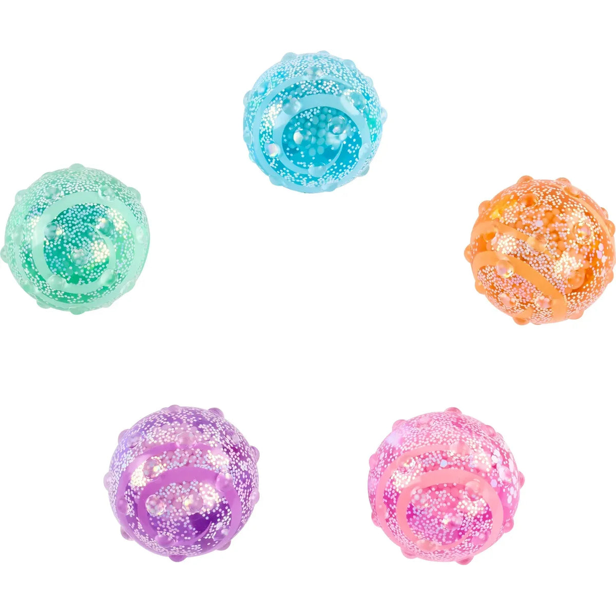 J'adore 2.5 Inch Glow Squish Squishy Fidget Sensory Toy - ORANGE