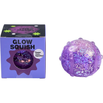 J'adore 2.5 Inch Glow Squish Squishy Fidget Sensory Toy - PURPLE