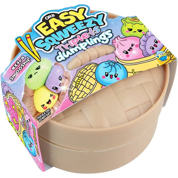 ORB Easy Sqweezy Triplets Dumpling Mystery Squishy Sensory Toy