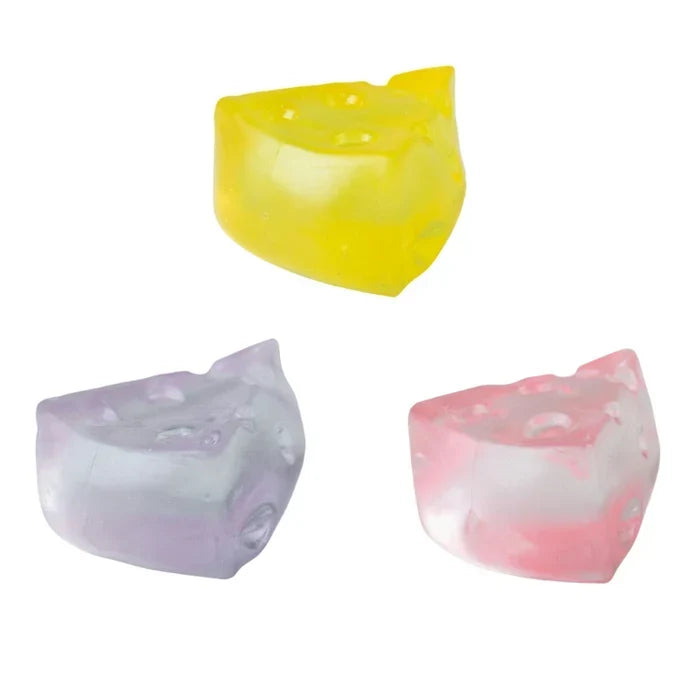 ORB 3 Inch Sugar Swaps™ Cheese Wedge Squishy Sensory Toy - Assorted